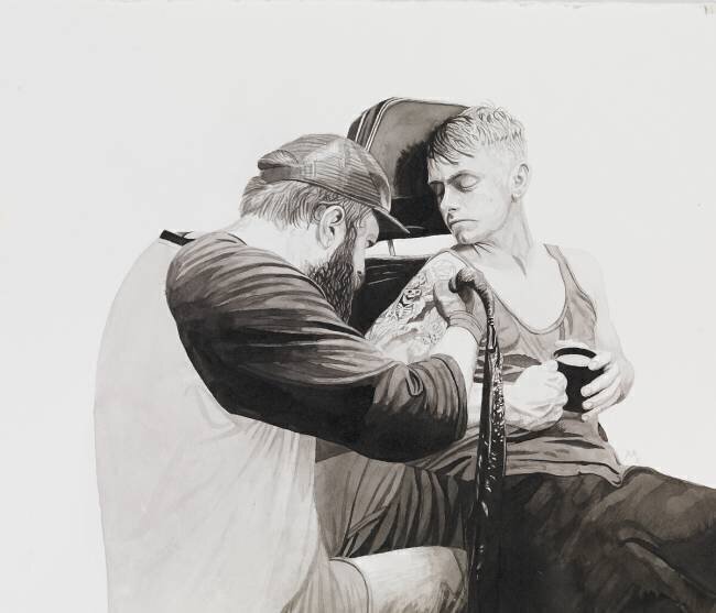 Tatouage Max Ferguson