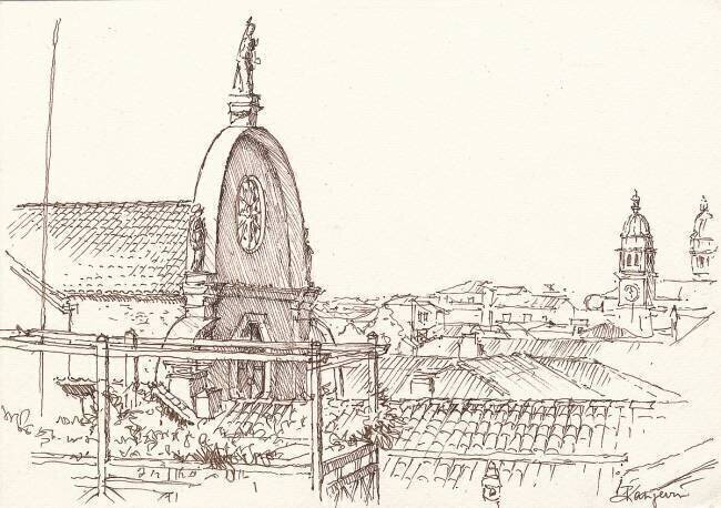 Terrasse à Venise Pascal Langevin