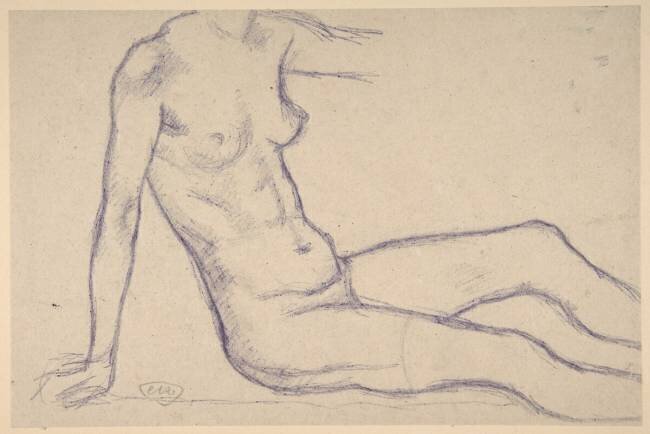 Etude pour un monument à Paul Cézanne Aristide Maillol