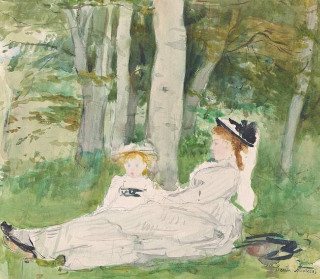 A la lisière de la forêt Berthe Morisot