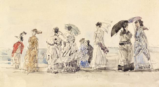 A Trouville Eugène Boudin