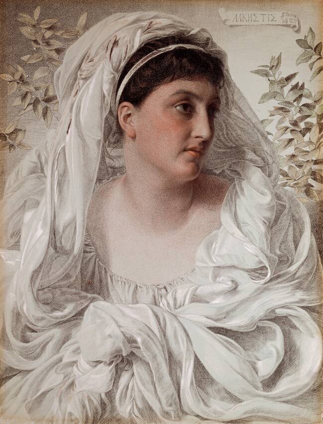 Alcestis: A portrait of Lady Donaldson Frederick Sandys