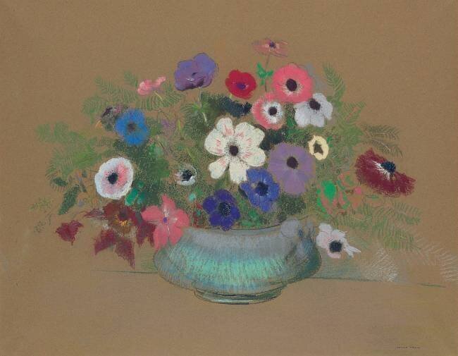 Anémones Odilon Redon