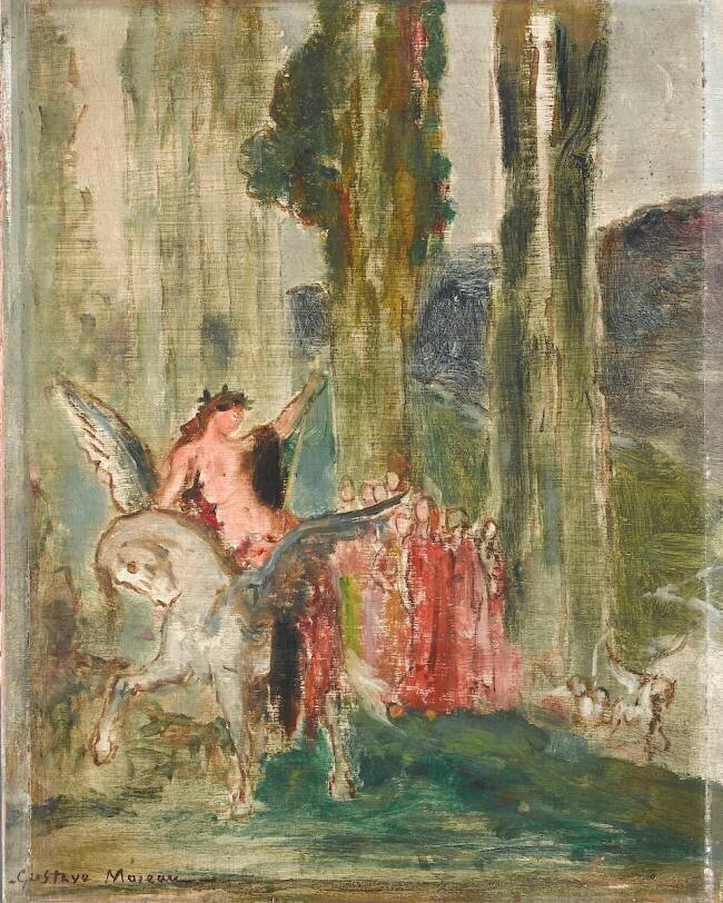 Apollon et Pégase Gustave Moreau