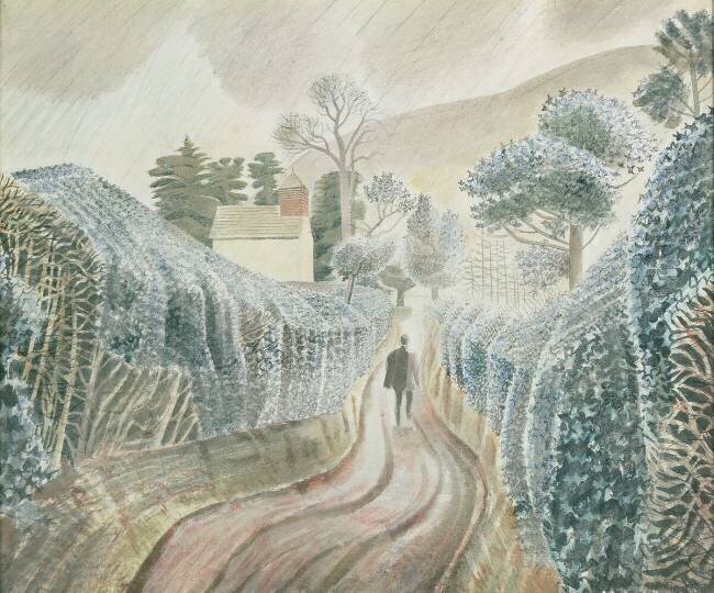 Après-midi pluvieuse Eric Ravilious