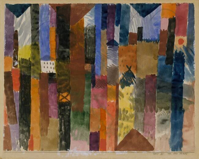 Avant la ville Paul Klee