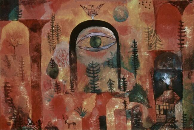 Avec l'aigle Paul Klee