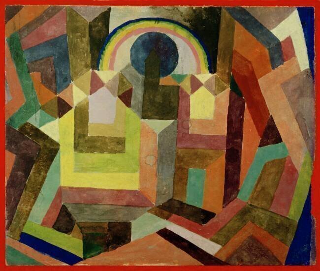 Avec l'arc-en-ciel Paul Klee