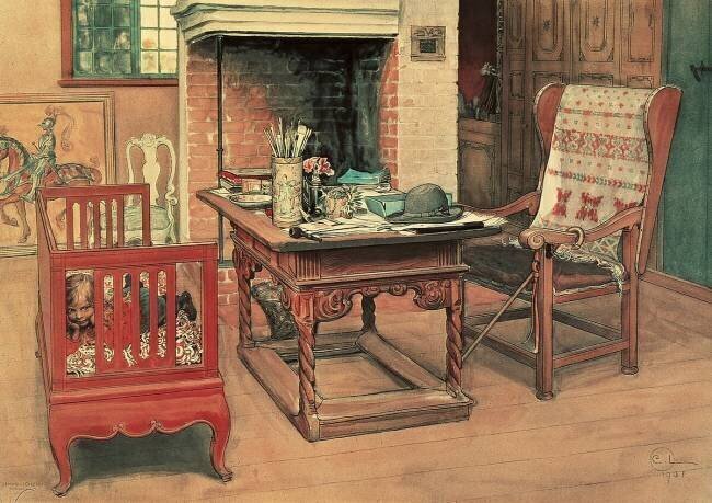 Cache-cache Carl Larsson