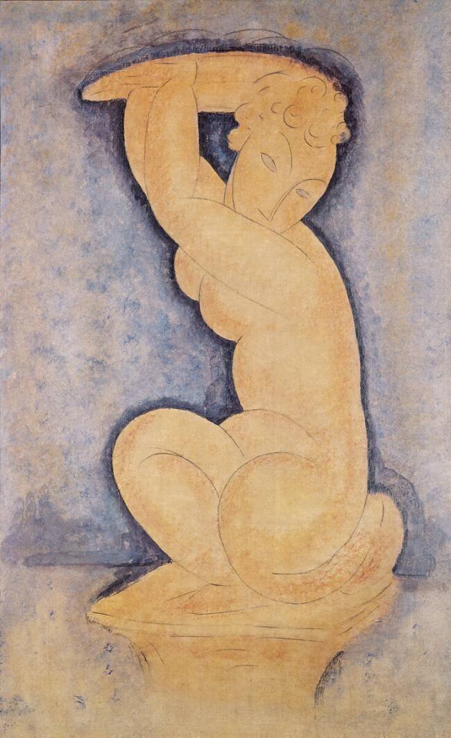 Caryatide Amedeo Modigliani