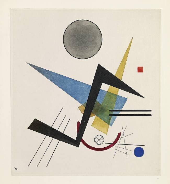 Cercle gris Wassily Kandinsky