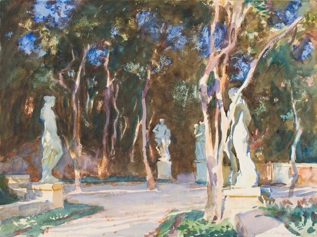 Chemins ombragés John Singer Sargent