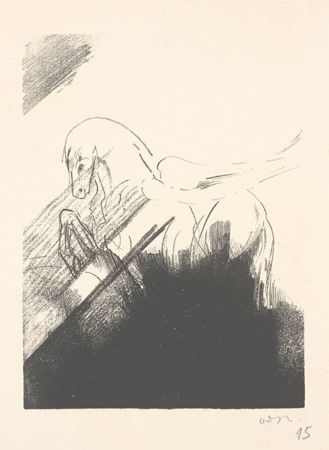 Cheval ailé Odilon Redon