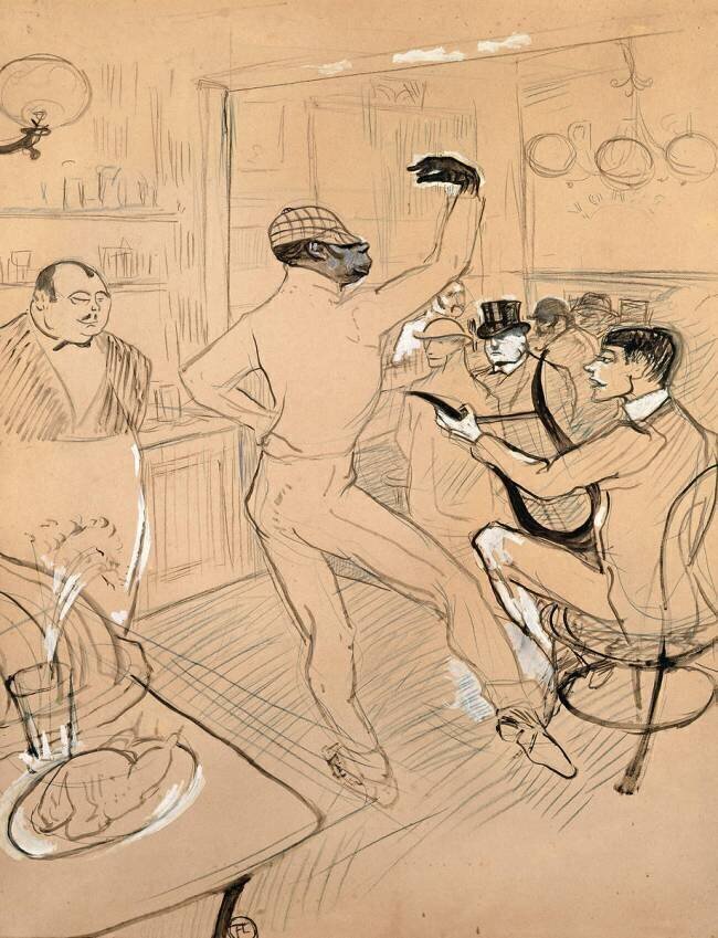 Chocolat dansant Henri de Toulouse-Lautrec