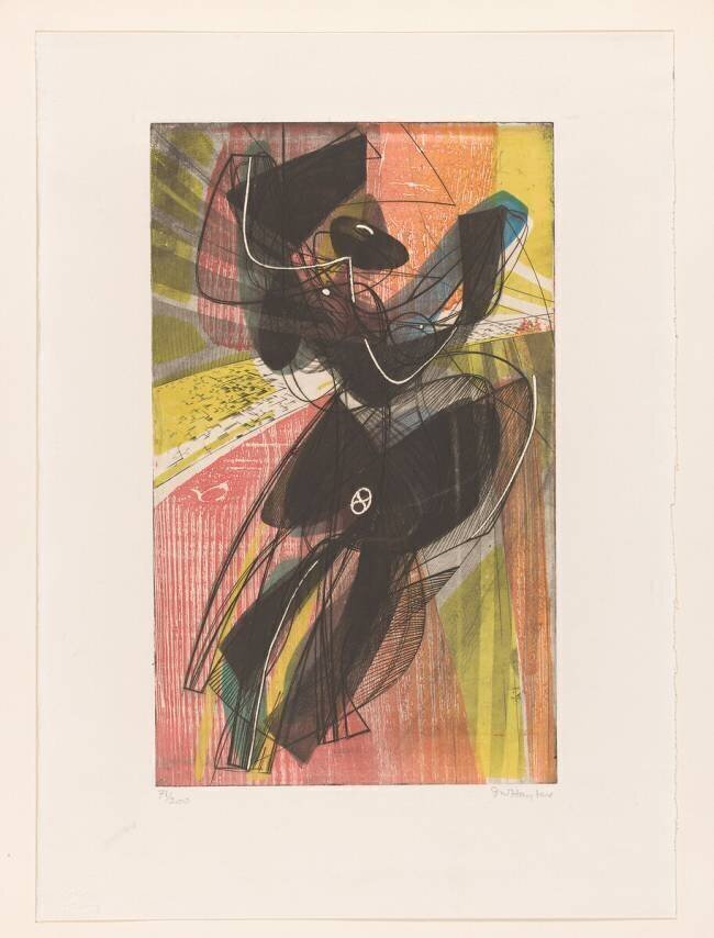 Composition Abstraite Stanlay William Hayter