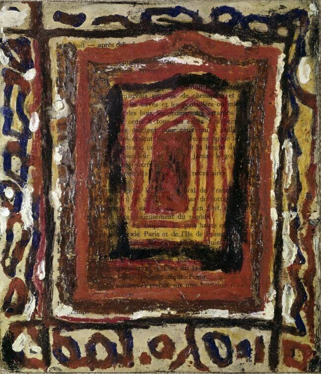 Composition abstraite Louis Soutter