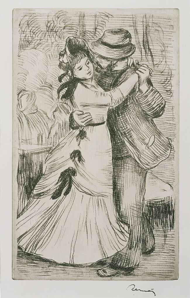 Couple de danseurs Auguste Renoir