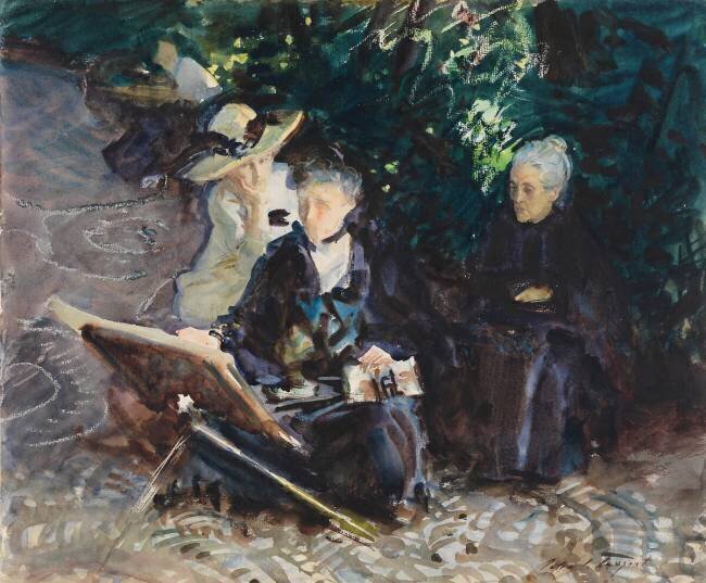 Dans le Généralife John Singer Sargent