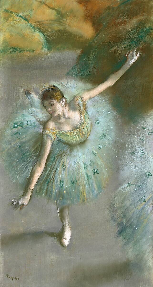 Danseuse en vert Edgar Degas