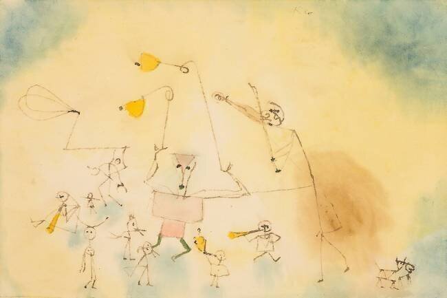 Dansez au son des cloches, du hautbois et du violon Paul Klee