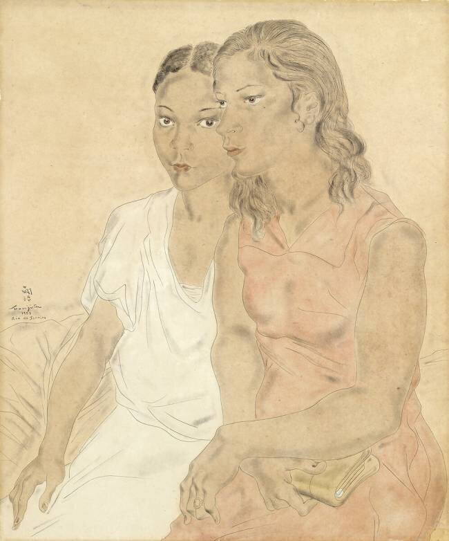 Deux Brésiliennes, 1931 Tsuguharu Foujita