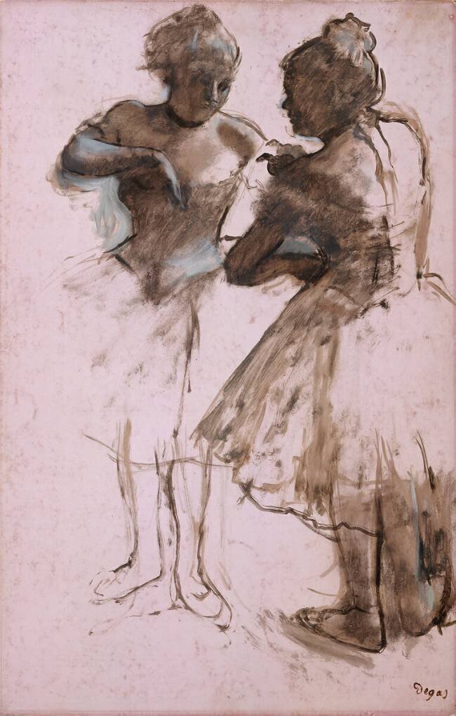 Deux danseuses Edgar Degas