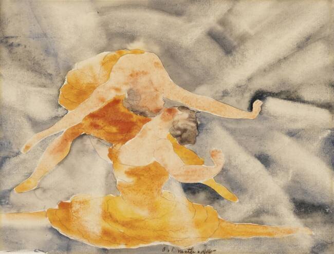Deux femmes acrobates Charles Demuth