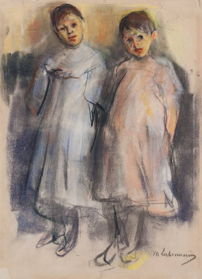 Deux petites filles Max Liebermann