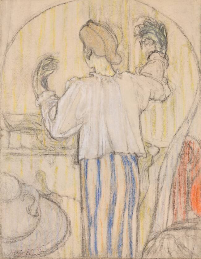 Devant le miroir Edouard Vuillard