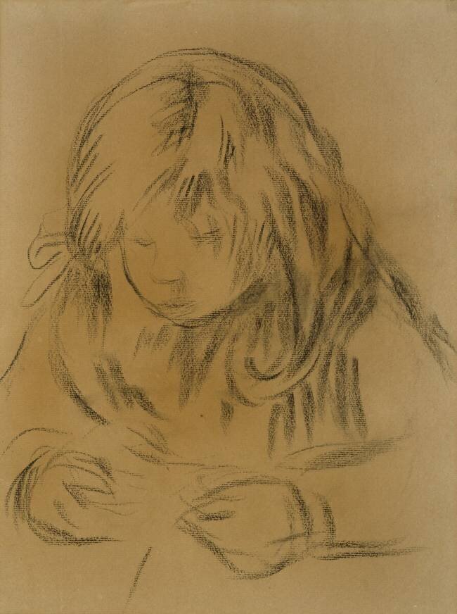 Enfant cousant Auguste Renoir