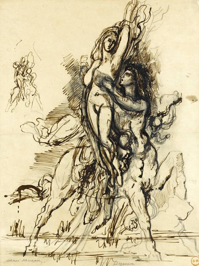 Enlèvement de Déjanire Gustave Moreau
