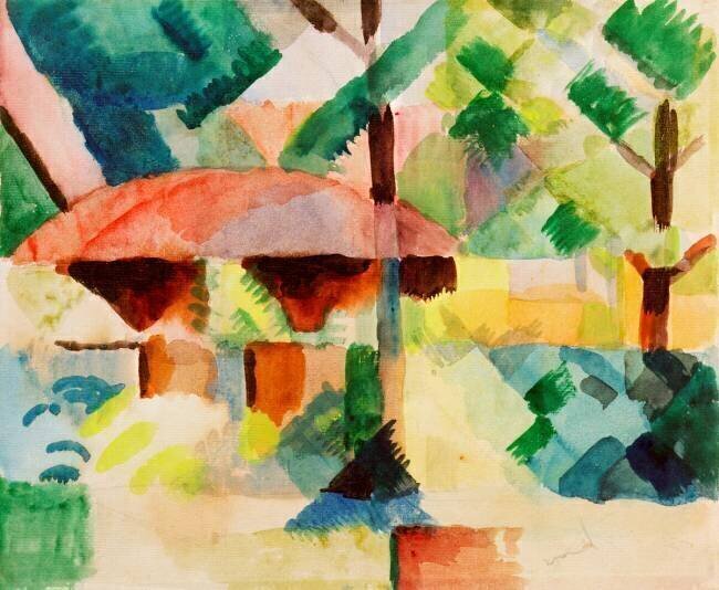 Entrée du jardin August Macke