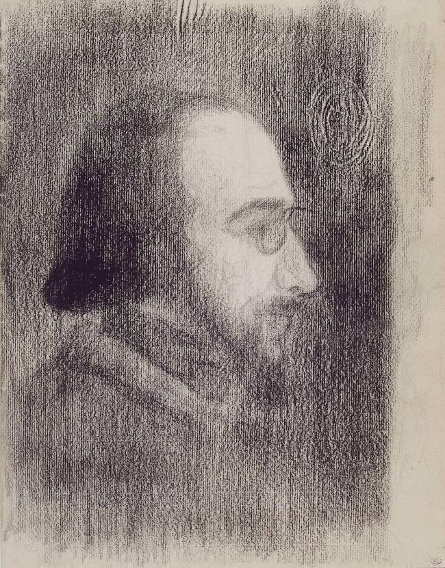 Erik Satie (1866-1925), compositeur Paul Signac
