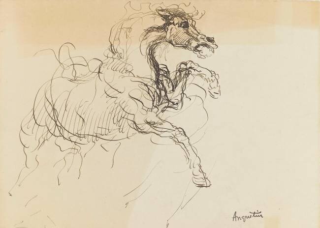 Etude de cheval Louis Anquetin