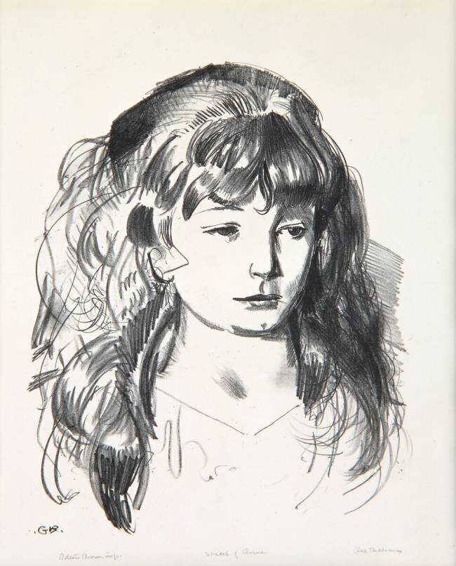 Etude pour "Anne" George Wesley Bellows