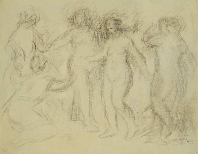 Etude pour le Jugement de Paris Auguste Renoir