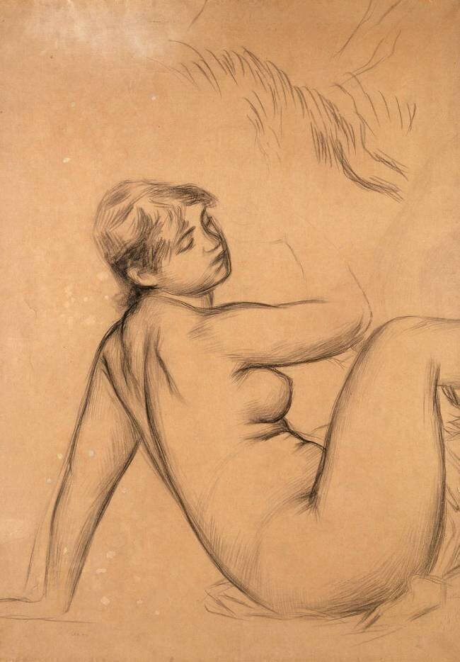 Etude pour l'une des "Grandes baigneuses" Auguste Renoir