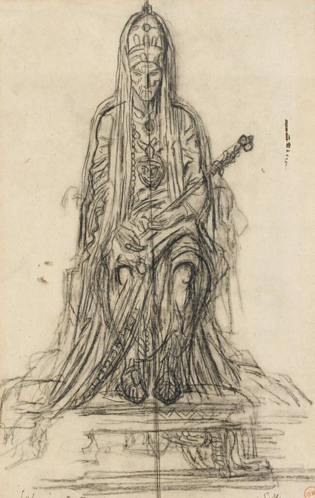 Etude pour Salomé dansant devant Hérode Gustave Moreau