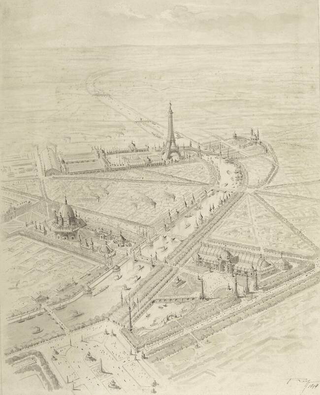 Exposition Universelle de 1900 : projet d'ensemble Alphonse Ruy