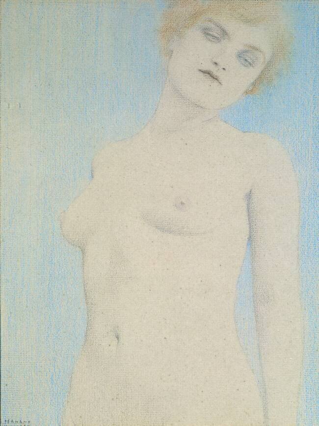 Female Nude Fernand Khnopff