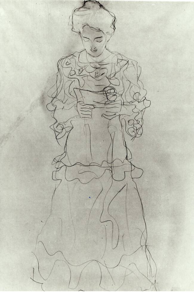 Femme lisant I Gustav Klimt