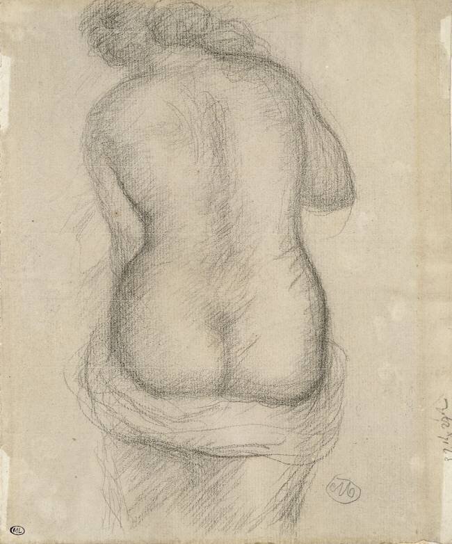 Femme nue, vue de dos Aristide Maillol