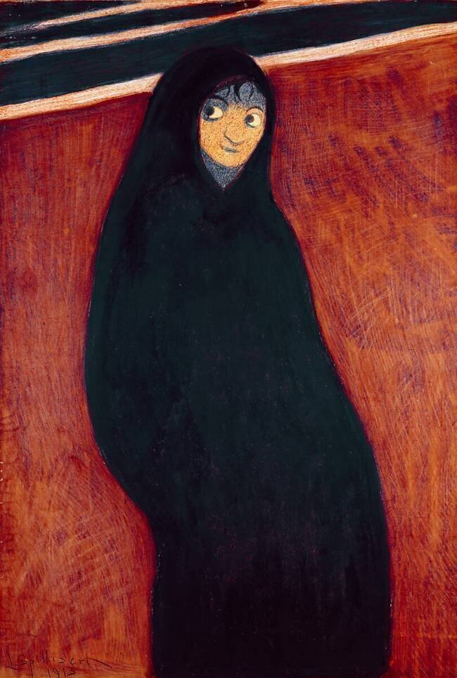 Figure à capuche Léon Spilliaert