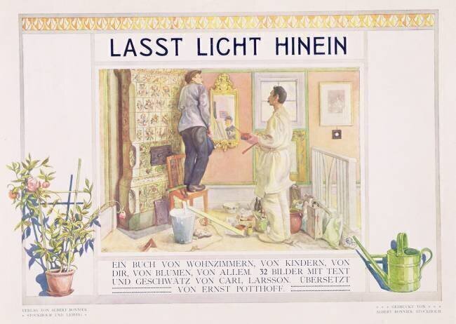 Frontispiece à 'Lasst Licht Hinin' Carl Larsson