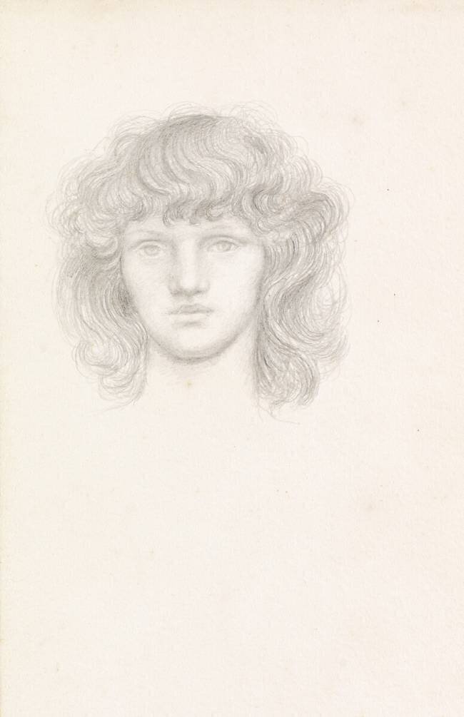 Head of a Girl Evelyn de Morgan