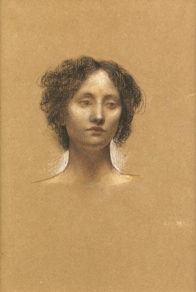Head of a Girl Evelyn de Morgan