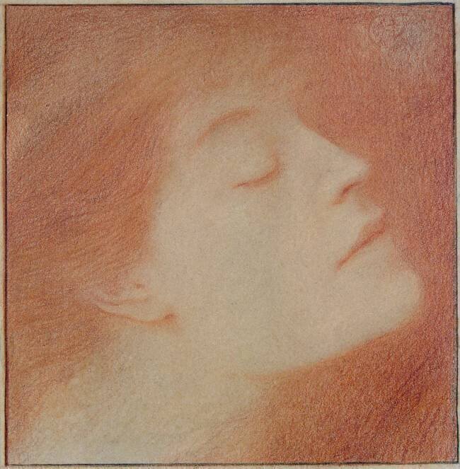Head of a Woman Fernand Khnopff
