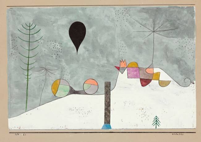Image hivernale, 1930 Paul Klee