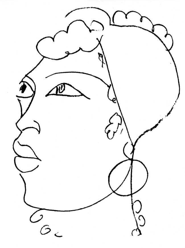 Jeanne Duval, illustration pour Les Fleurs du Mal de Charles Baudelaire Henri Matisse