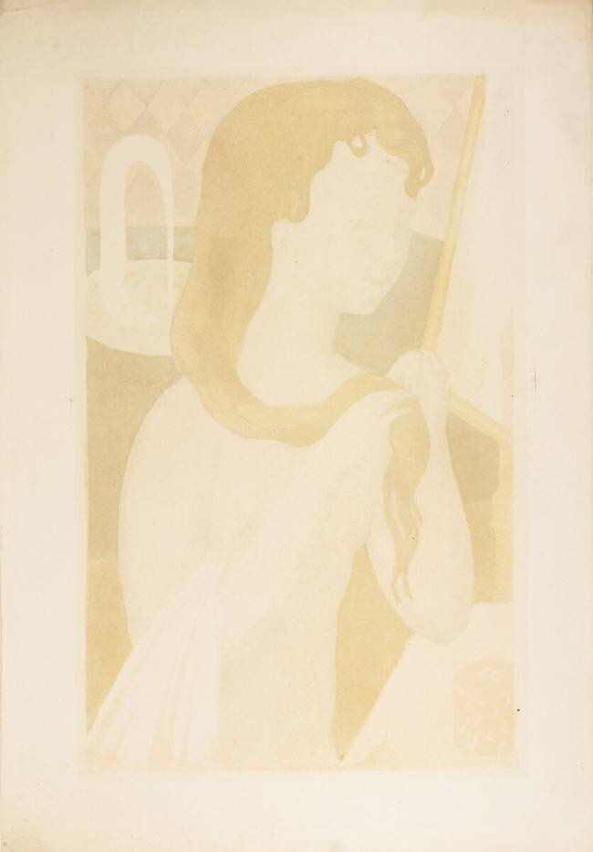 Jeune fille à sa toilette  Maurice Denis